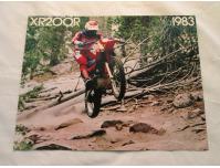 Image of Brochure XR200R 83